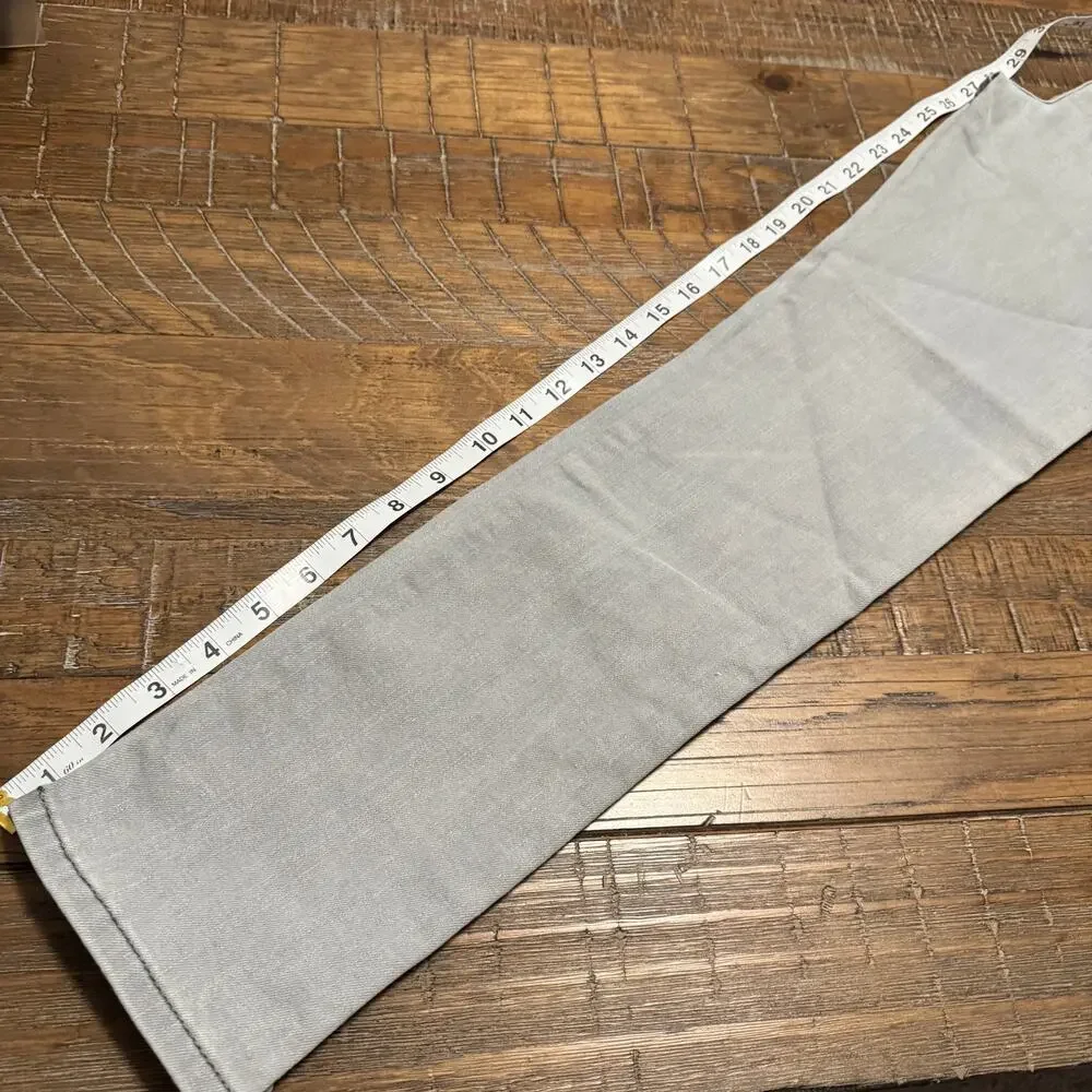 The Children's Place Boys Light Grey Stretch Skinny Jeans Size 12 Light Stains - Picture 3 of 9
